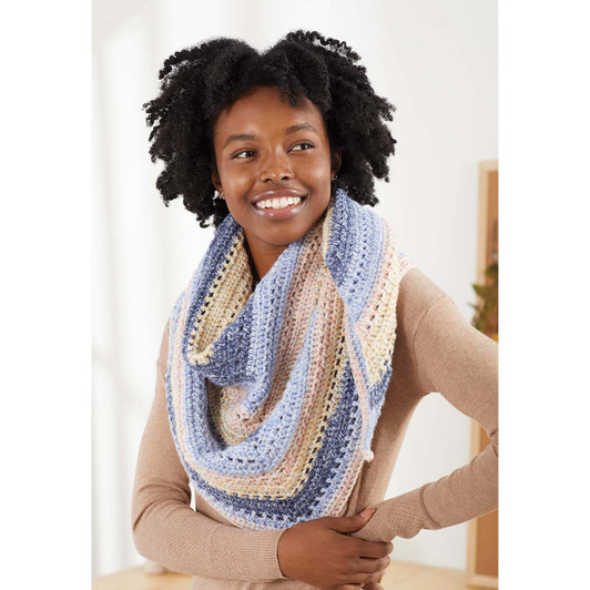 Premier Indigo Breeze Wrap Crochet Kit Premier Indigo Breeze Wrap Crochet Kit