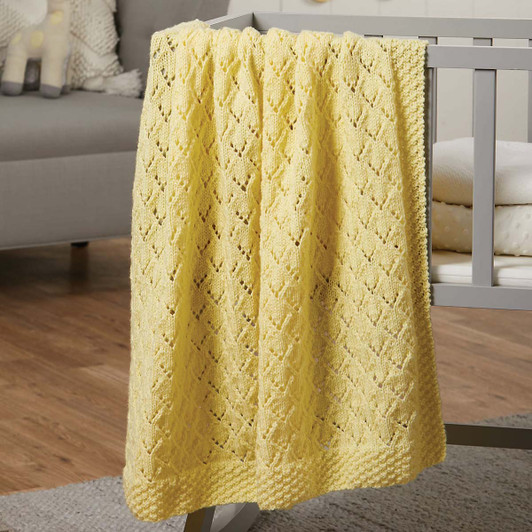 Herrschners Bonbon Baby Blanket Knit Kit Herrschners Bonbon Baby Blanket Knit Kit