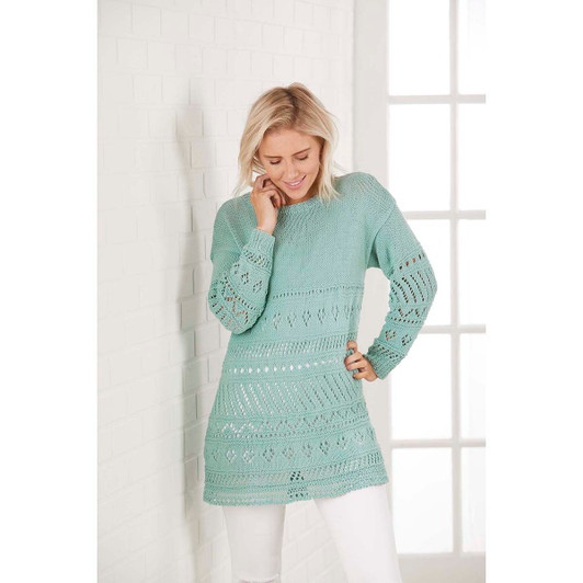 Willow Yarns Marseille Lace Top Knit Pattern Willow Yarns Marseille Lace Top Knit Pattern