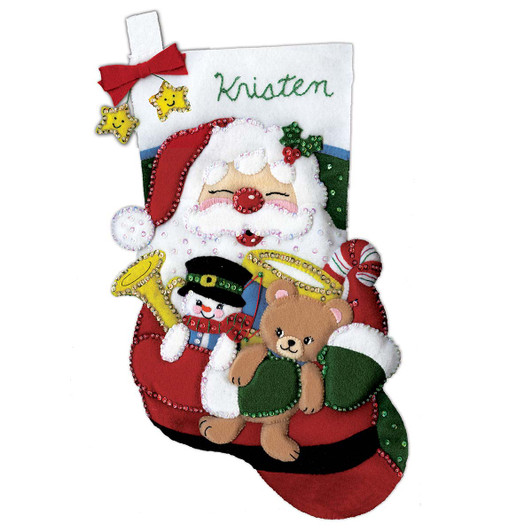 Design Works Santa's Gifts Stocking Kit