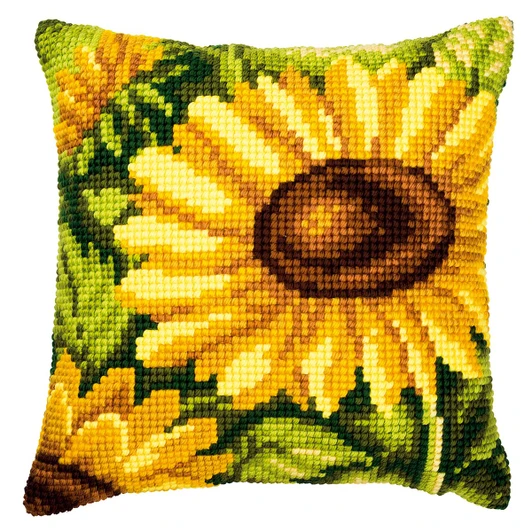 Vervaco The Sunflower Pillow Cover Needlepoint Kit