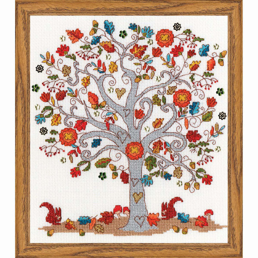 Bothy Threads Love Autumn Counted Cross-Stitch Kit Bothy Threads Love Autumn Counted Cross-Stitch Kit