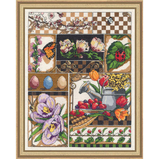 Janlynn Spring Montage Counted Cross-Stitch Kit