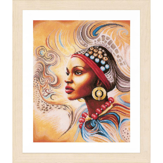 Lanarte Mother Africa Counted Cross-Stitch Kit Lanarte Mother Africa Counted Cross-Stitch Kit