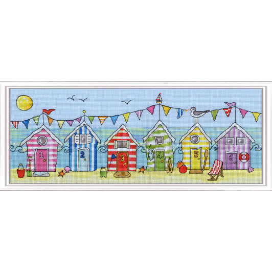 Bothy Threads Beach Hut Fun Counted Cross-Stitch Kit Bothy Threads Beach Hut Fun Counted Cross-Stitch Kit