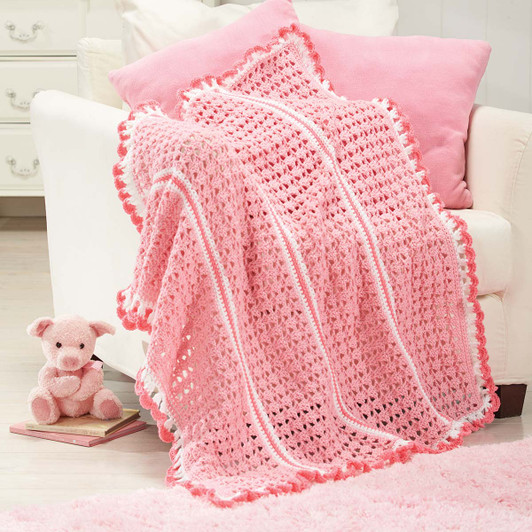 Herrschners Sleep Tight Baby Blanket Crochet Kit Herrschners Sleep Tight Baby Blanket Crochet Kit