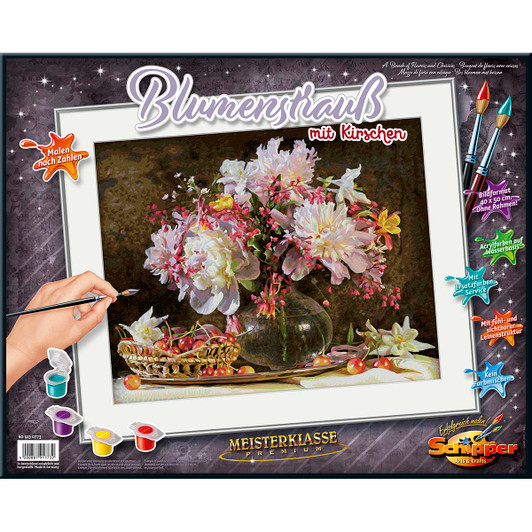 Schipper Flowers & Cherries Paint by Number Kit