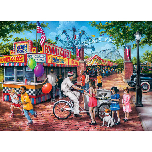 Masterpieces Puzzle Co A Summer Carnival Jigsaw Puzzle
