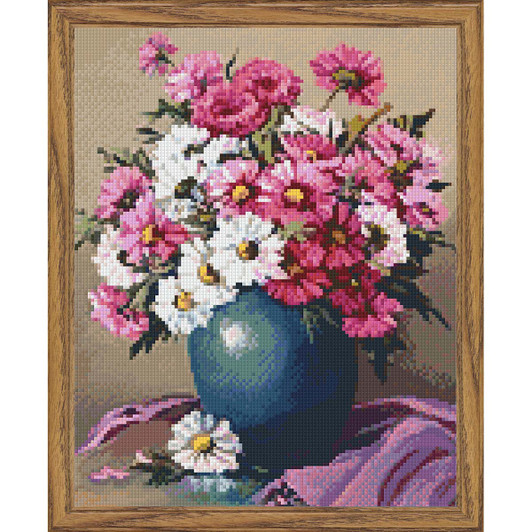 PixelHobby Spring Bouquet  Kit & Frame Mosaic Art Kit