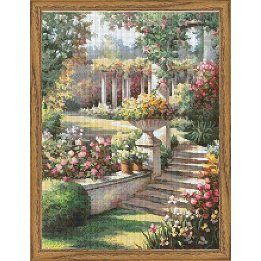 Beautiful Garden Kit & Frame Mosaic Art Kit
