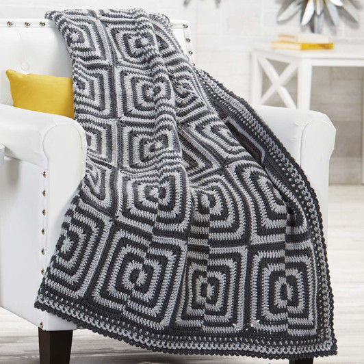 Herrschners Alpine Afghan Crochet Kit