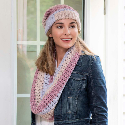 Premier Macaron Hat & Cowl Yarn Kit Premier Macaron Hat & Cowl Yarn Kit
