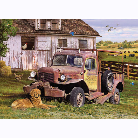 Cobble Hill Summer Truck Jigsaw Puzzle Cobble Hill Summer Truck Jigsaw Puzzle