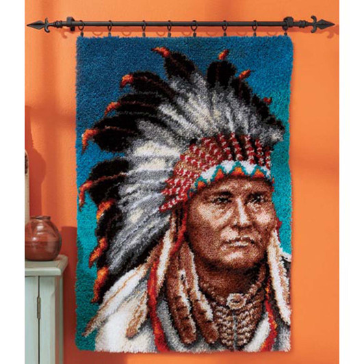 Herrschners Chief Latch Hook Kit Herrschners Chief Latch Hook Kit