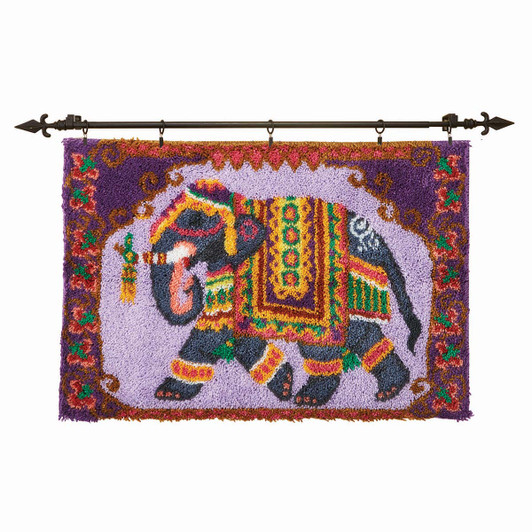 Herrschners Elephant Hug Latch Hook Kit