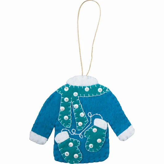 Herrschners Holiday Sweaters II Felt & Sequin Kit