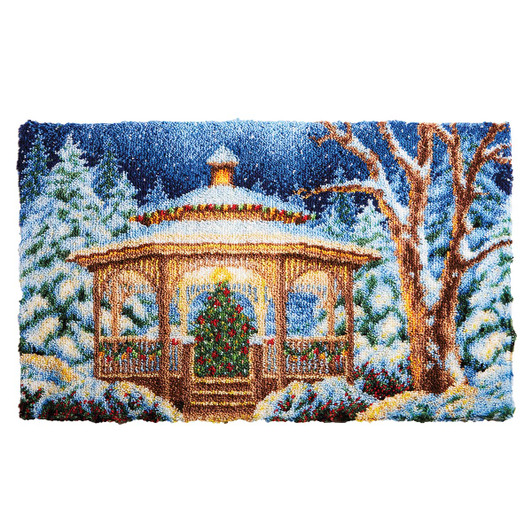 Herrschners Christmas in the Village Latch Hook Kit