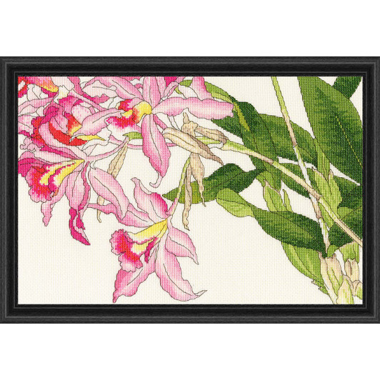 Bothy Threads Orchid Blooms Counted Cross-Stitch Kit