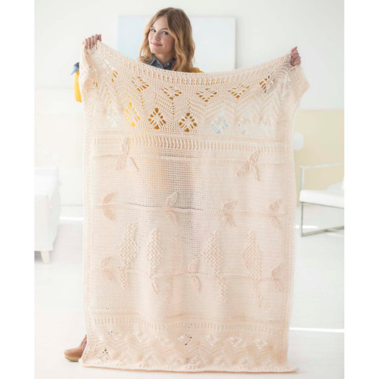 Lion Brand Signs of Spring Afghan Kit Lion Brand Signs of Spring Afghan Kit