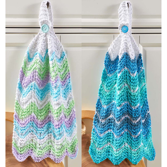 Premier Chevron Stripe Kitchen Towels Yarn Kit