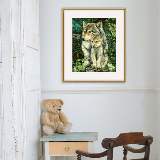 Schipper Mother Wolf Paint by Number Kit
