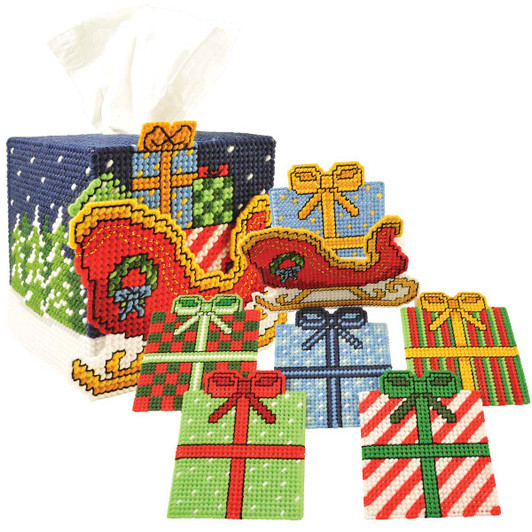 Herrschners Sleigh Ride Plastic Canvas Set Plastic Canvas Herrschners Sleigh Ride Plastic Canvas Set Plastic Canvas