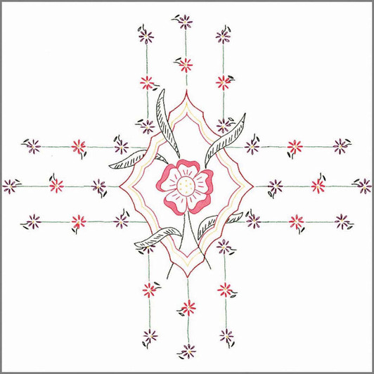 Herrschners Eloise Quilt Blocks Stamped Embroidery Herrschners Eloise Quilt Blocks Stamped Embroidery