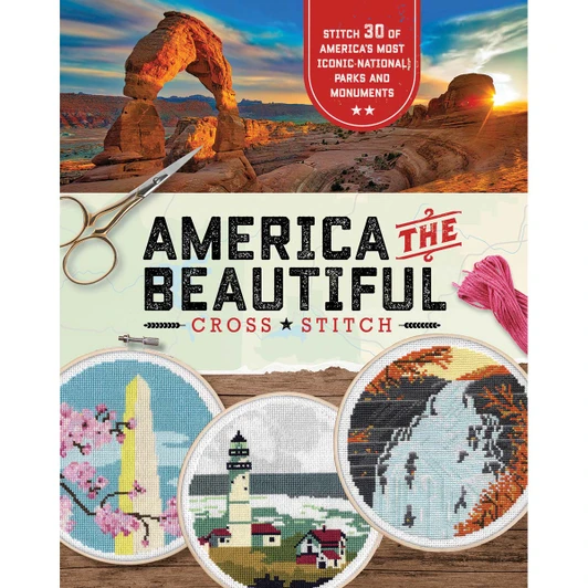 Hachette Book Group America the Beautiful Counted Cross-Stitch Book