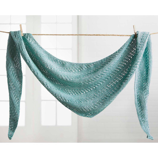 Willow Yarns Mural Shawl Knit Yarn Kit Herrschners