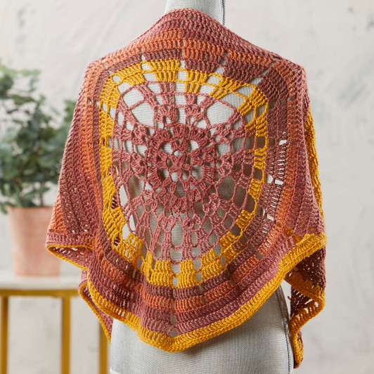 Willow Yarns Mirror Shawl Crochet Yarn Kit Herrschners