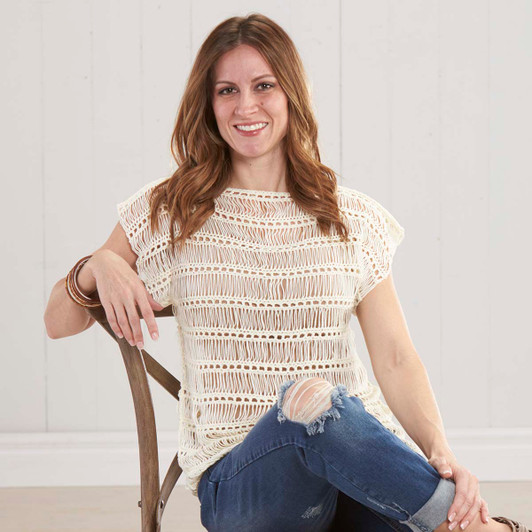 Madina Top Crochet Yarn Kit