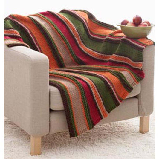 Bernat Basic Stripes Blanket Free Download Bernat Basic Stripes Blanket Free Download