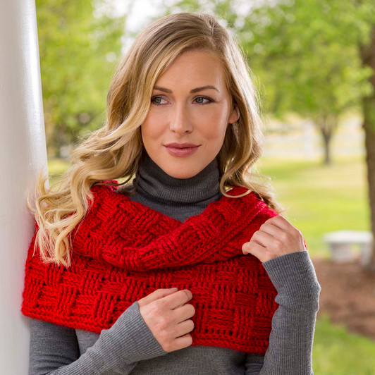 Checkered Crochet Cowl Free Download Checkered Crochet Cowl Free Download