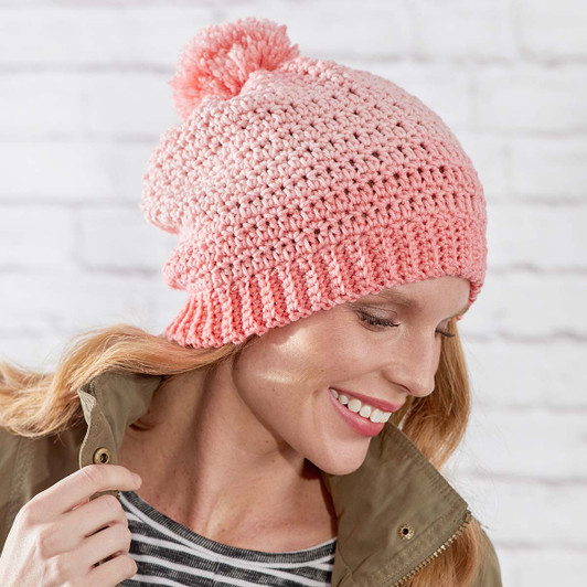 Red Heart Crochet Ombre Hat Free Download Red Heart Crochet Ombre Hat Free Download