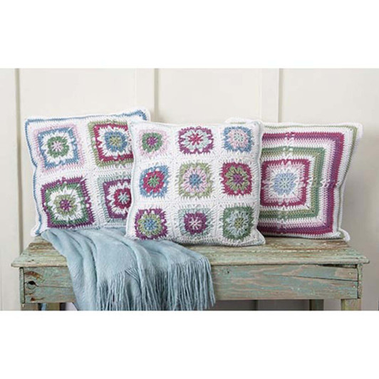 Willow Yarns Pansy Patch Pillows Crochet Free Download Willow Yarns Pansy Patch Pillows Crochet Free Download