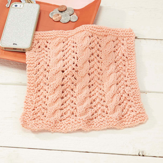 Cables and Lace Dishcloth Free Download Cables and Lace Dishcloth Free Download