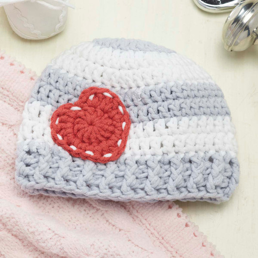 Newborn Heart Hat Free Download Newborn Heart Hat Free Download