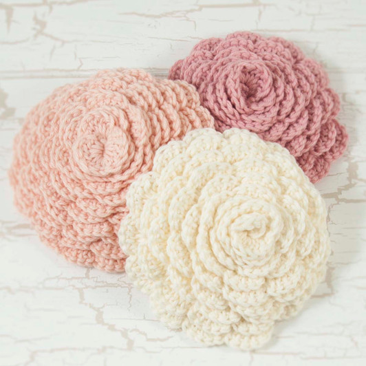 Roses & Leaves Scrub Set Crochet Free Download