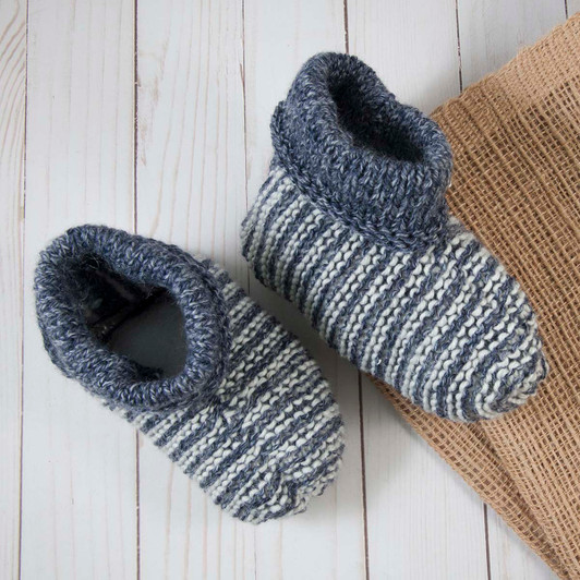 Lazy Lounge Slippers Knit Pattern Free Download