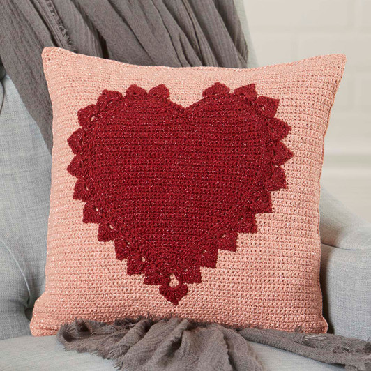 Happy Heart Pillow Crochet Pattern Free Download Happy Heart Pillow Crochet Pattern Free Download