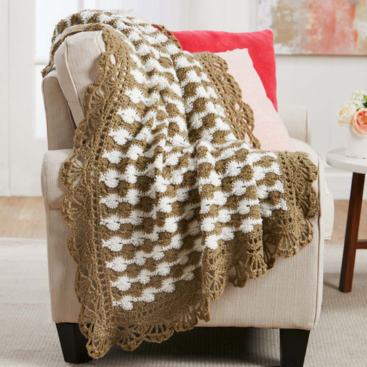 Herrschners Sandstorm Throw Crochet Kit Herrschners Sandstorm Throw Crochet Kit