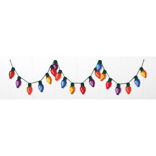 Herrschners Christmas Lights Garland Plastic Canvas Kit Herrschners Christmas Lights Garland Plastic Canvas Kit