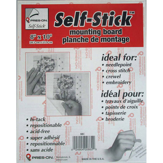 Pres-On Self-Stick Needlework Mounting Board Packs