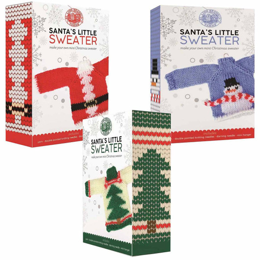 Lion Brand Santa's Little Sweater Knit Kit Lion Brand Santa's Little Sweater Knit Kit