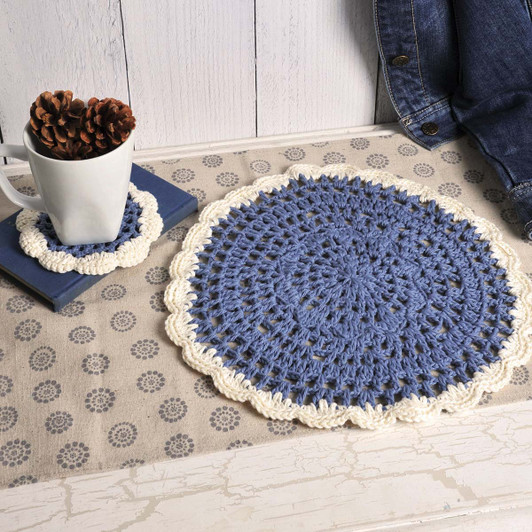 Country Chic Place Mat & Coaster Yarn Pack Country Chic Place Mat & Coaster Yarn Pack