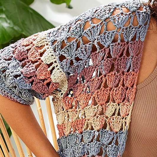 Premier Tulip Lace Cardi Crochet Kit