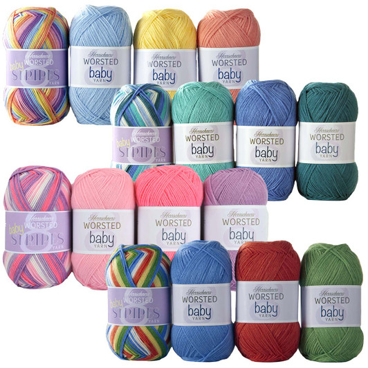 Herrschners Worsted 8 Baby Stripes Yarn Pack Herrschners Worsted 8 Baby Stripes Yarn Pack