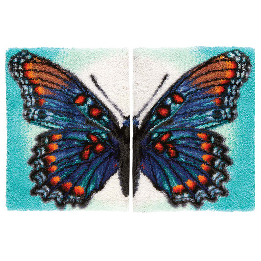Herrschners Bold Butterfly Latch Hook Kit Herrschners Bold Butterfly Latch Hook Kit