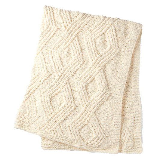 Bernat Twisted Stitch Blanket Knit Kit Bernat Twisted Stitch Blanket Knit Kit