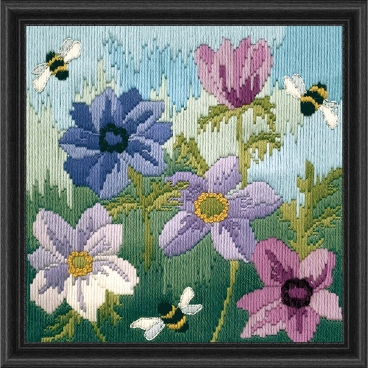 Bothy Threads Anemones Long Stitch Kit